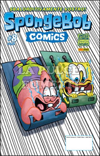 PANINI CARTOON #     8 - SPONGEBOB COMICS 8